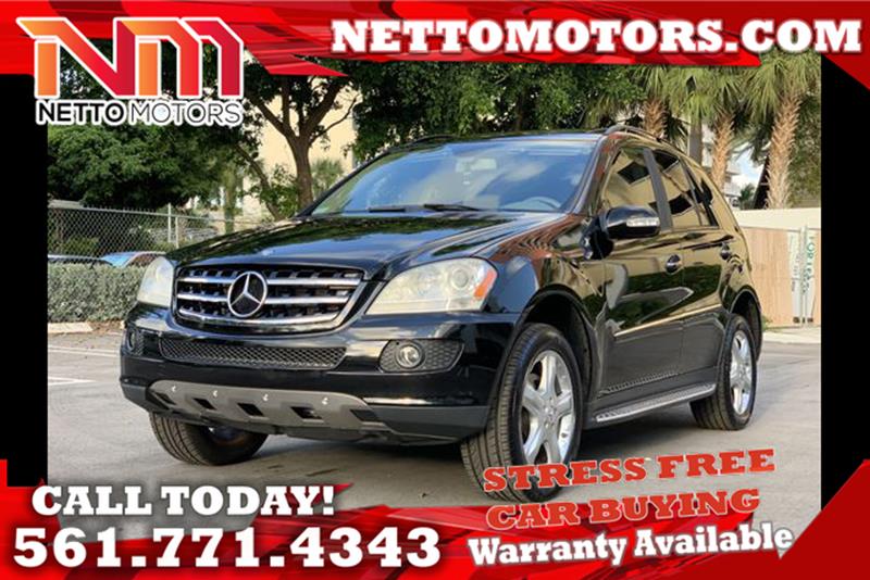 2007 Mercedes-Benz M-Class for sale at Netto Motors in West Palm Beach FL