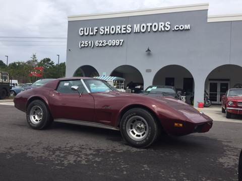 1976 Chevrolet Corvette for sale at Gulf Shores Motors in Gulf Shores AL