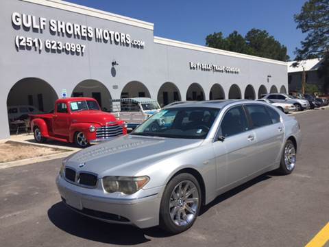 2003 BMW 7 Series for sale at Gulf Shores Motors in Gulf Shores AL