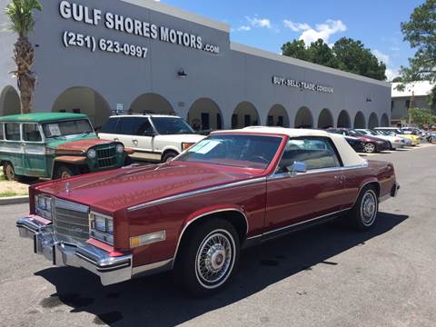 1984 Cadillac Eldorado for sale at Gulf Shores Motors in Gulf Shores AL
