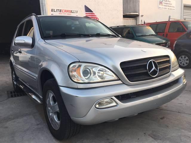 2003 Mercedes-Benz M-Class for sale at Elite Cars Pro in Oakland Park FL