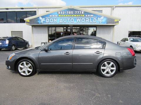 2004 Nissan Maxima for sale at Don Auto World in Houston TX