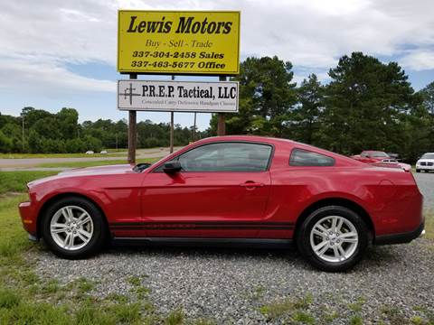 2012 Ford Mustang for sale at Lewis Motors LLC in Deridder LA