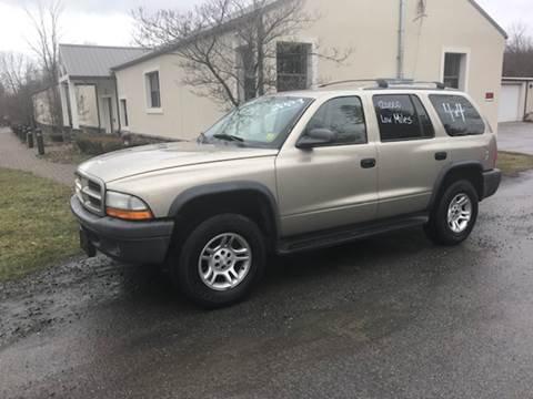 2003 Dodge Durango for sale at Wallet Wise Wheels in Montgomery NY