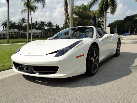 2015 Ferrari 458 Spider for sale at RIDES OF THE PALM BEACHES INC in Boca Raton FL