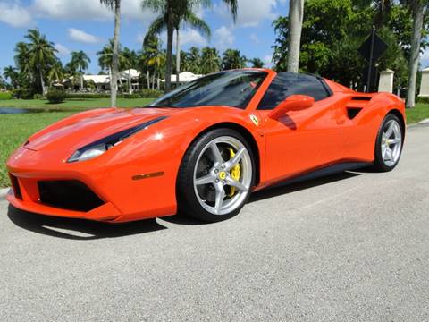 2018 Ferrari 488 Spider for sale at RIDES OF THE PALM BEACHES INC in Boca Raton FL