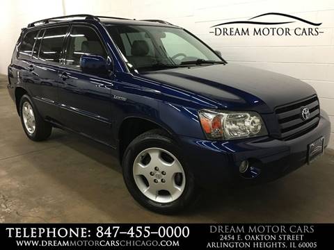 2005 Toyota Highlander for sale at Dream Motor Cars in Arlington Heights IL