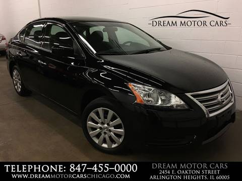 2015 Nissan Sentra for sale at Dream Motor Cars in Arlington Heights IL