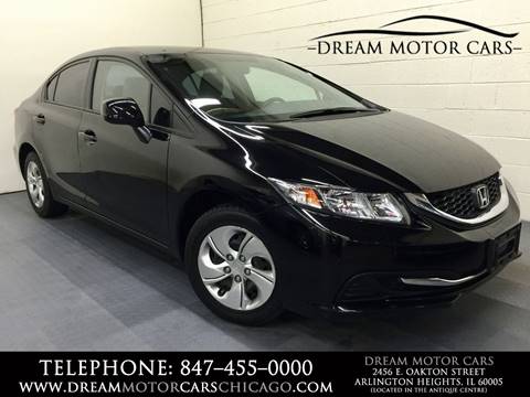 2013 Honda Civic for sale at Dream Motor Cars in Arlington Heights IL
