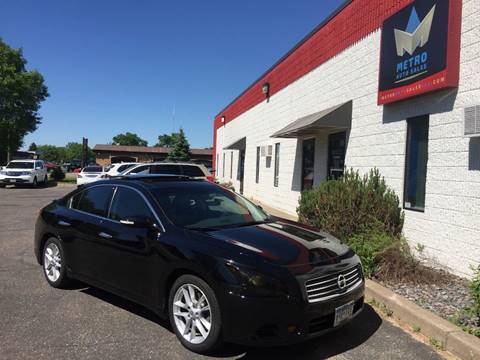 2009 Nissan Maxima for sale at METRO AUTO SALES LLC in Lino Lakes MN