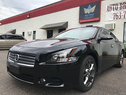 2012 Nissan Maxima for sale at METRO AUTO SALES LLC in Lino Lakes MN