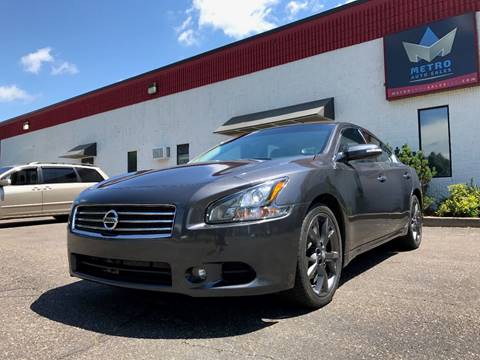 2013 Nissan Maxima for sale at METRO AUTO SALES LLC in Blaine MN
