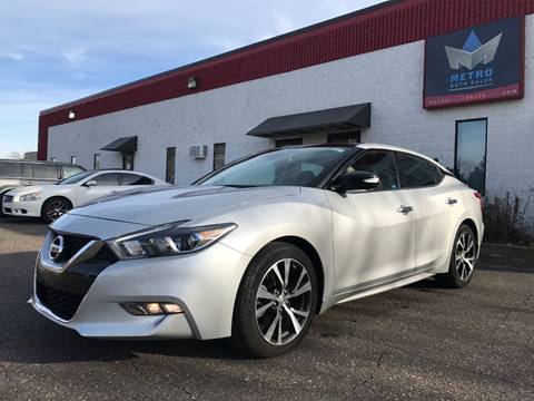 2016 Nissan Maxima for sale at METRO AUTO SALES LLC in Blaine MN