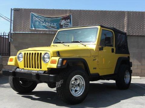 2001 jeep wrangler for sale