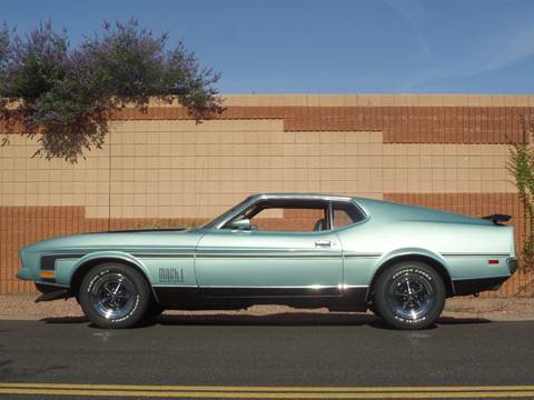 1972 Ford Mustang Mach 1 Fastback for sale at Scottsdale Collector Car Sales in Tempe AZ