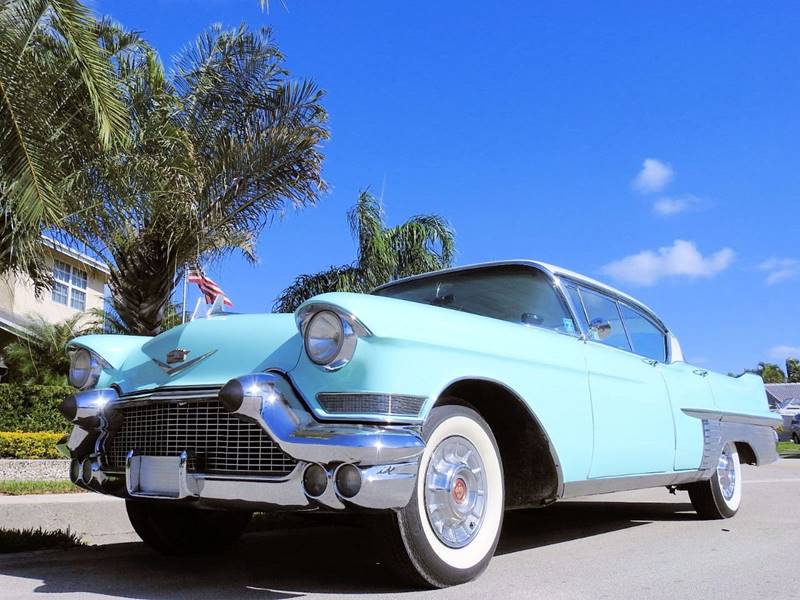1957 Cadillac Fleetwood for sale at M.D.V. INTERNATIONAL AUTO CORP in Fort Lauderdale FL
