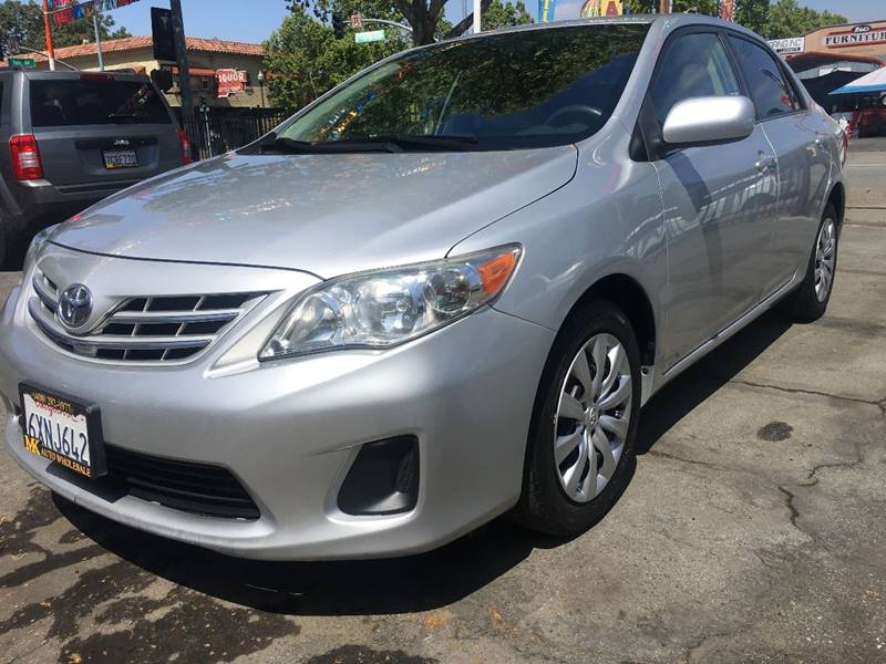 2013 Toyota Corolla for sale at MK Auto Wholesale in San Jose CA