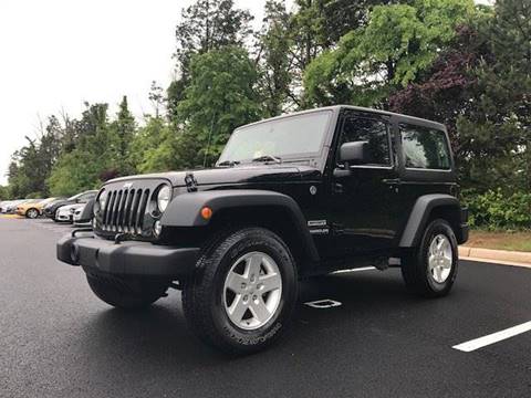 2016 Jeep Wrangler for sale at Freedom Auto Sales in Chantilly VA
