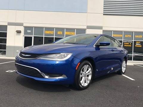 2015 Chrysler 200 for sale at Freedom Auto Sales in Chantilly VA
