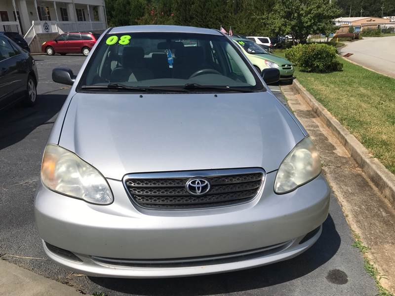 2008 Toyota Corolla for sale at DDN & G Auto Sales in Newnan GA