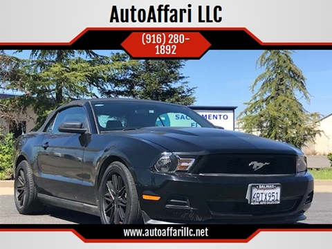 2012 Ford Mustang for sale at AutoAffari LLC in Sacramento CA