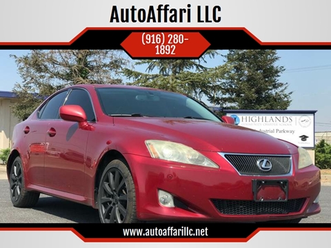 2006 Lexus IS 250 for sale at Autoaffari LLC in Sacramento CA