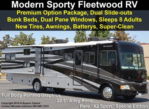 2008 Fleetwood Terra LX (X2 Sports Edition) for sale at A Buyers Choice in Jurupa Valley CA