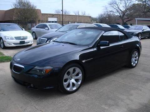 2007 BMW 6 Series for sale at German Exclusive Inc in Dallas TX