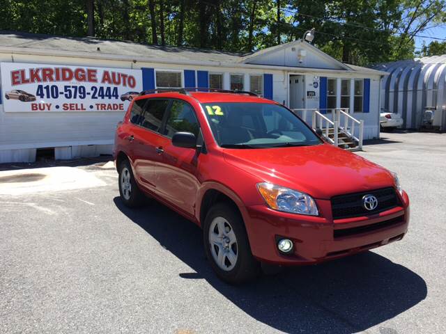 2012 Toyota RAV4 for sale at Elkridge Auto in Elkridge MD