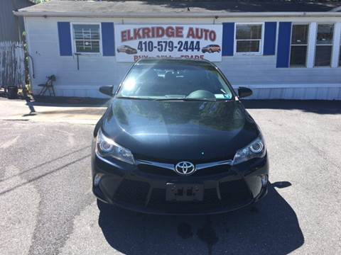 2016 Toyota Camry for sale at Elkridge Auto in Elkridge MD