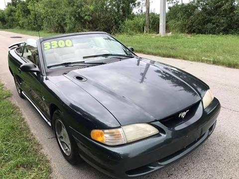 1998 Ford Mustang for sale at No Limits Autosales FL llc in Miami FL