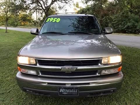 2002 Chevrolet Tahoe for sale at No Limits Autosales FL llc in Miami FL