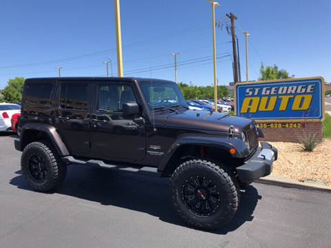 2013 Jeep Wrangler Unlimited for sale at St George Auto Gallery in Saint George UT