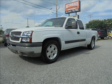 2004 Chevrolet Silverado 1500 for sale at Autohaus of Greensboro in Greensboro NC