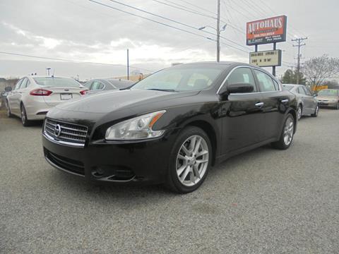 2010 Nissan Maxima for sale at Autohaus of Greensboro in Greensboro NC