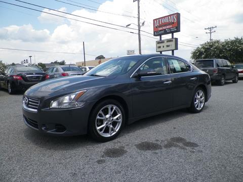 2012 Nissan Maxima for sale at Autohaus of Greensboro in Greensboro NC