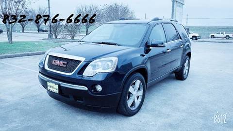 2012 GMC Acadia for sale at West Oak L&M in Houston TX