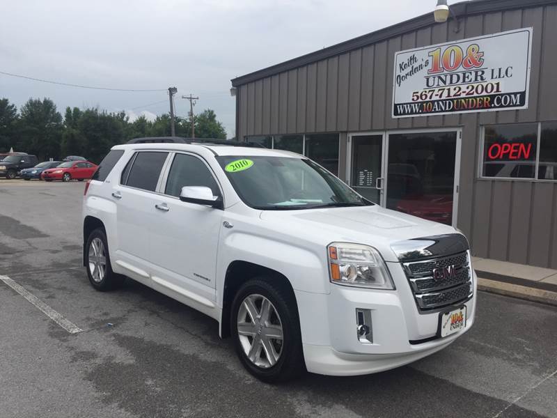 2010 GMC Terrain for sale at KEITH JORDAN'S 10 & UNDER in Lima OH