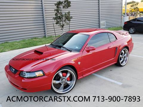 1999 Ford Mustang for sale at AC MOTORCARS LLC in Houston TX