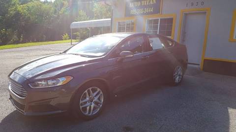 2015 Ford Fusion for sale at Auto Titan in Knoxville TN