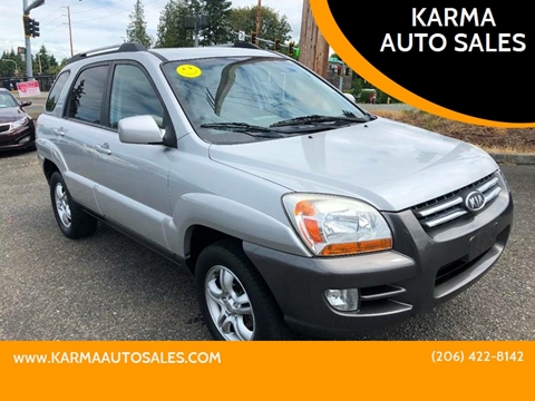 2007 Kia Sportage for sale at KARMA AUTO SALES in Federal Way WA