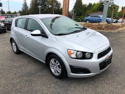 2013 Chevrolet Sonic for sale at KARMA AUTO SALES in Federal Way WA