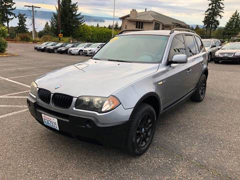 2004 BMW X3 for sale at KARMA AUTO SALES in Federal Way WA