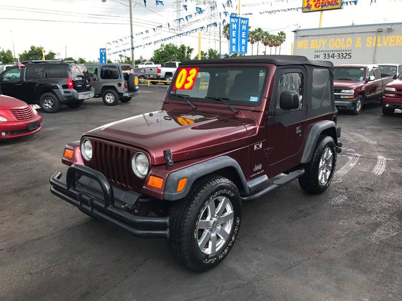 2003 jeep wrangler x