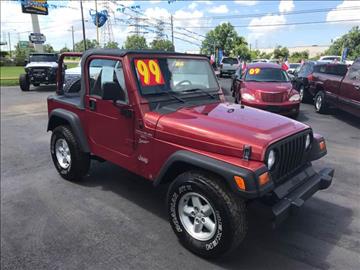 1999 Jeep Wrangler for sale at Texas 1 Auto Finance in Kemah TX