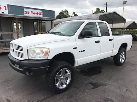 2008 Dodge Ram Pickup 1500 for sale at Texas 1 Auto Finance in Kemah TX