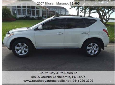 2007 Nissan Murano for sale at South Bay Auto Sales llc in Nokomis FL