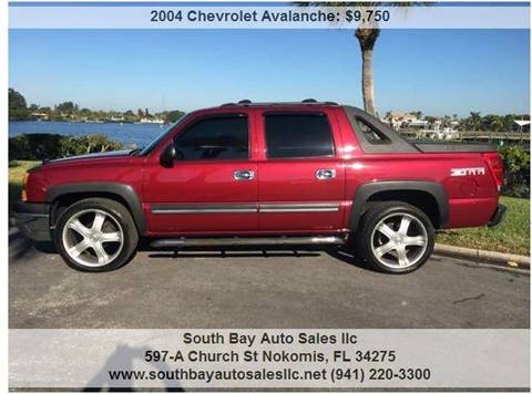 2004 Chevrolet Avalanche for sale at South Bay Auto Sales llc in Nokomis FL