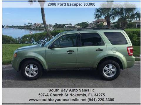 2008 Ford Escape for sale at South Bay Auto Sales llc in Nokomis FL
