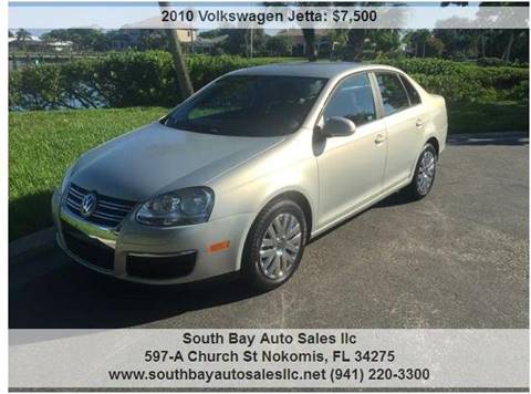 2010 Volkswagen Jetta for sale at South Bay Auto Sales llc in Nokomis FL
